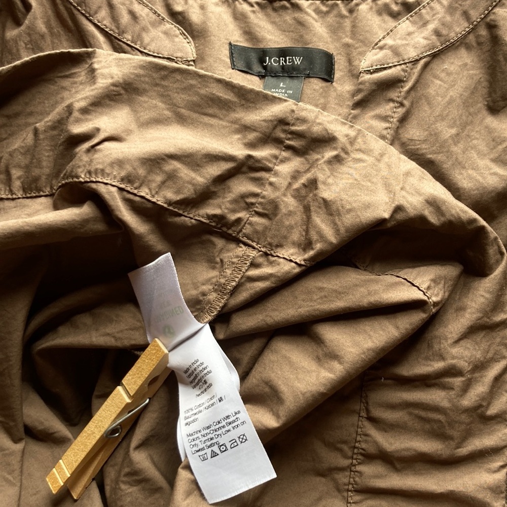 J. Crew tie-waist V-neck dress - Picture 4 of 4